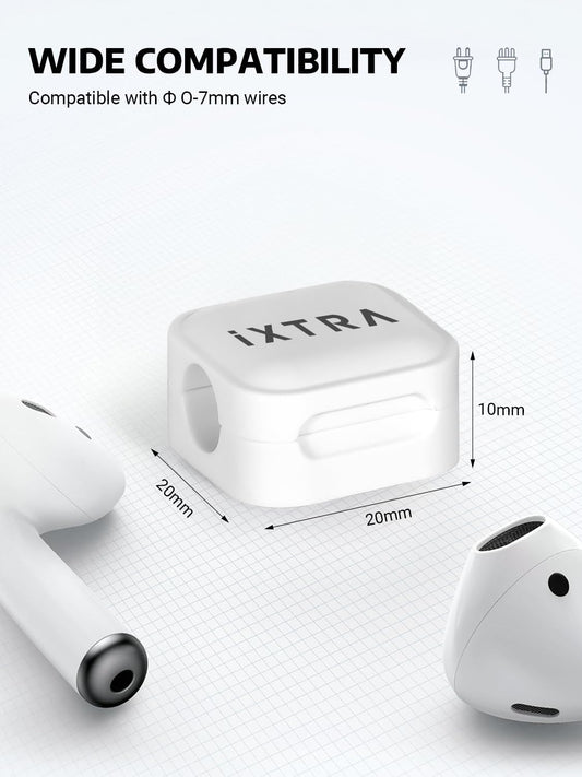 iXTRA 6 Pack Magnetic Cable Clips